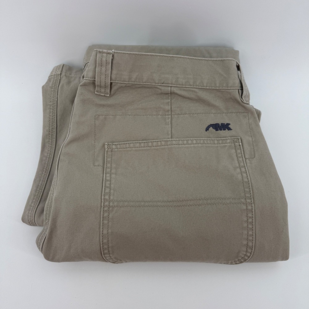 Mountain Khakis Teton Twill Pants Mens 38x32 Tan Cotton Canvas Straight Leg